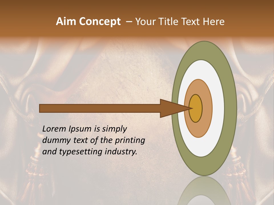 Curtains Vector PowerPoint Template