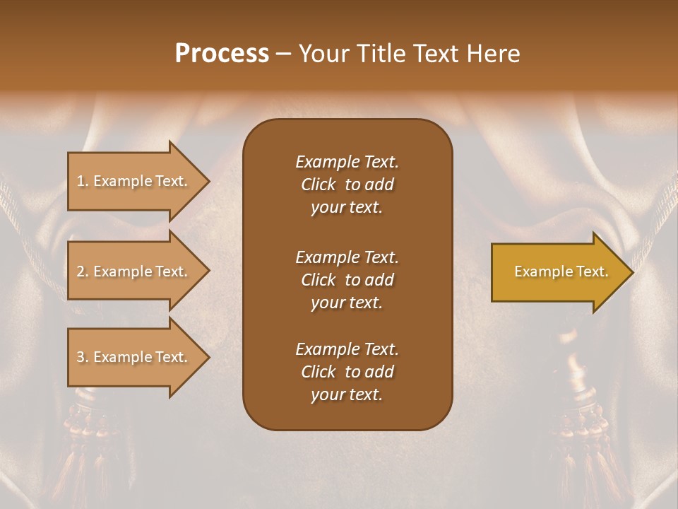 Curtains Vector PowerPoint Template