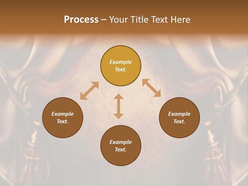 Curtains Vector PowerPoint Template