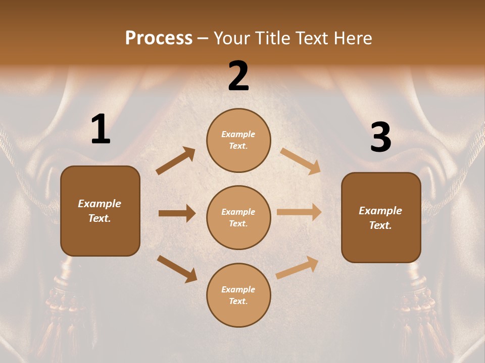 Curtains Vector PowerPoint Template