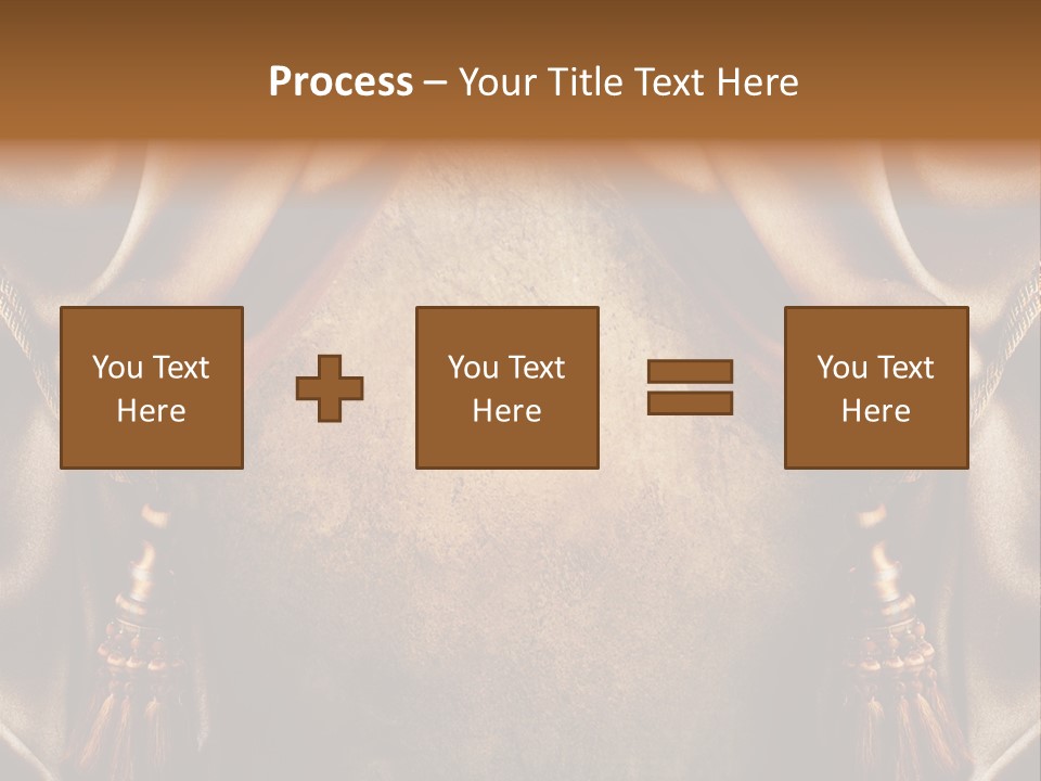 Curtains Vector PowerPoint Template