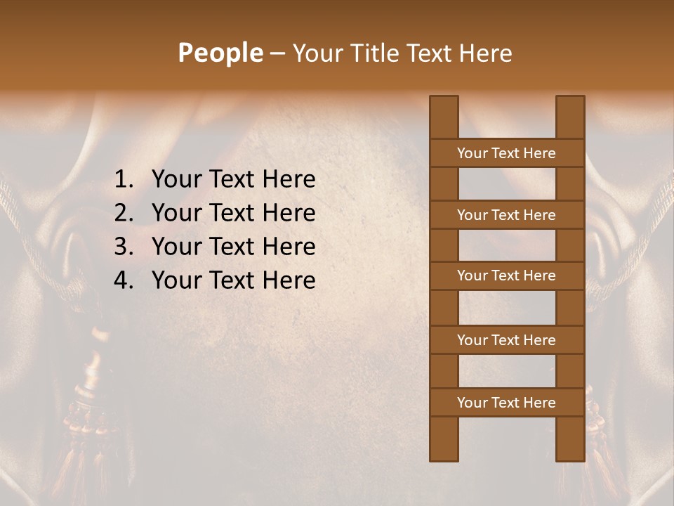 Curtains Vector PowerPoint Template