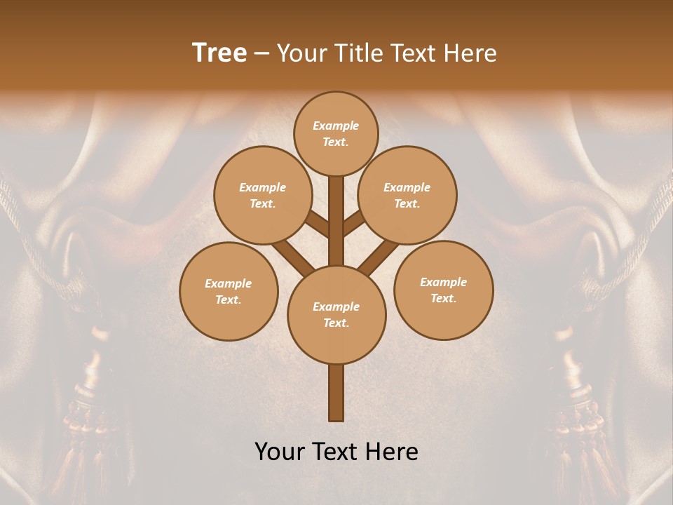 Curtains Vector PowerPoint Template