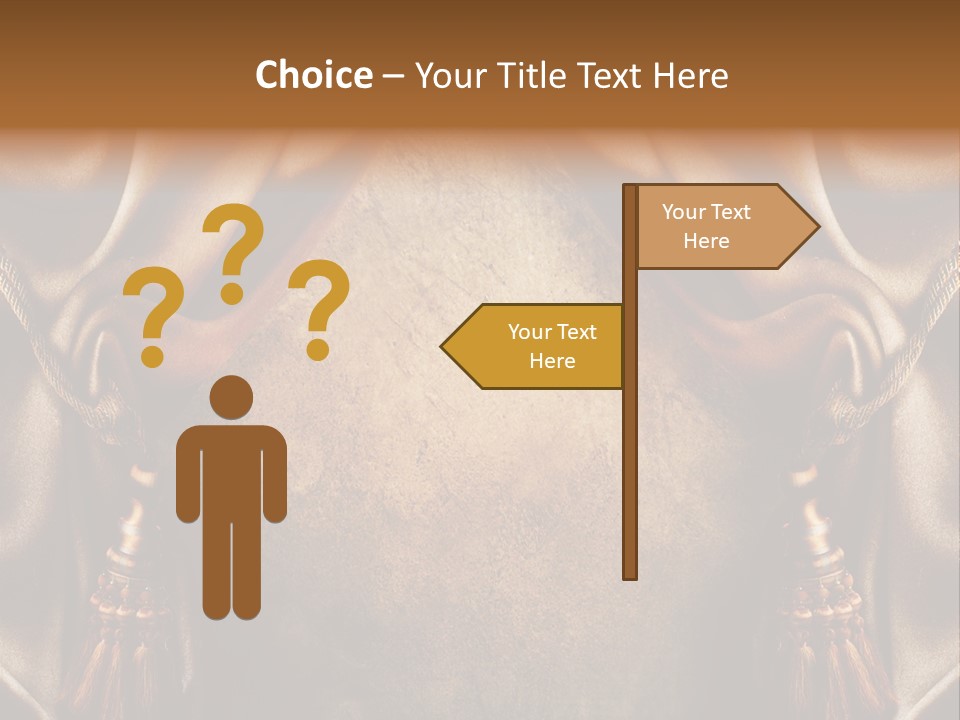 Curtains Vector PowerPoint Template