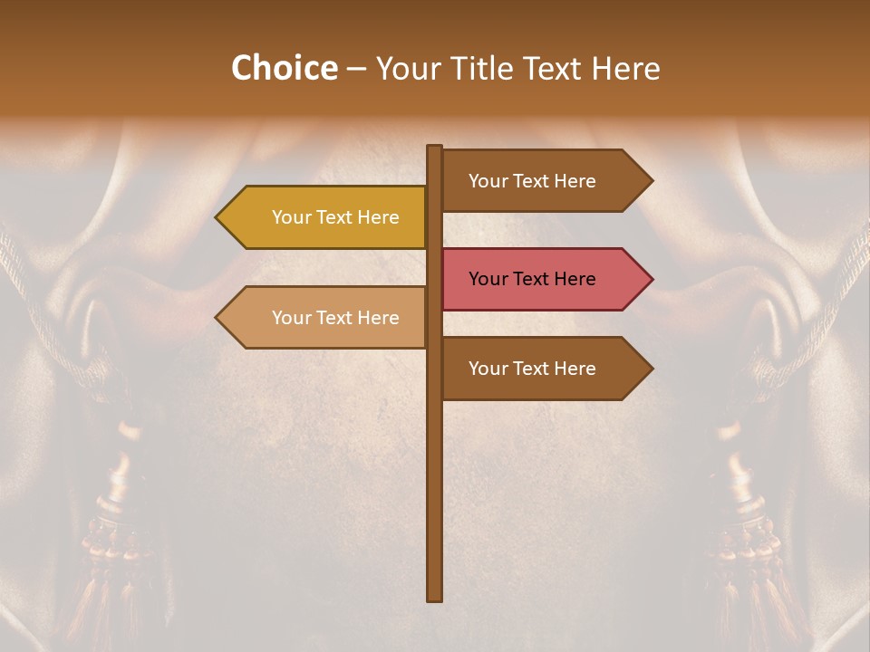 Curtains Vector PowerPoint Template