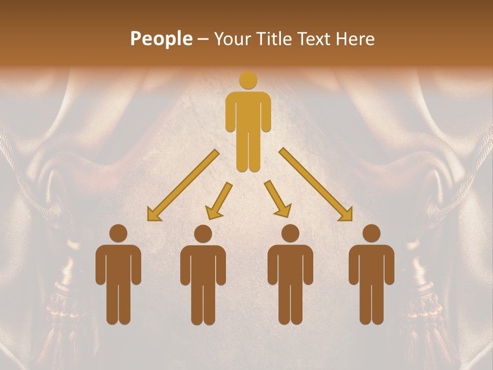 Curtains Vector PowerPoint Template