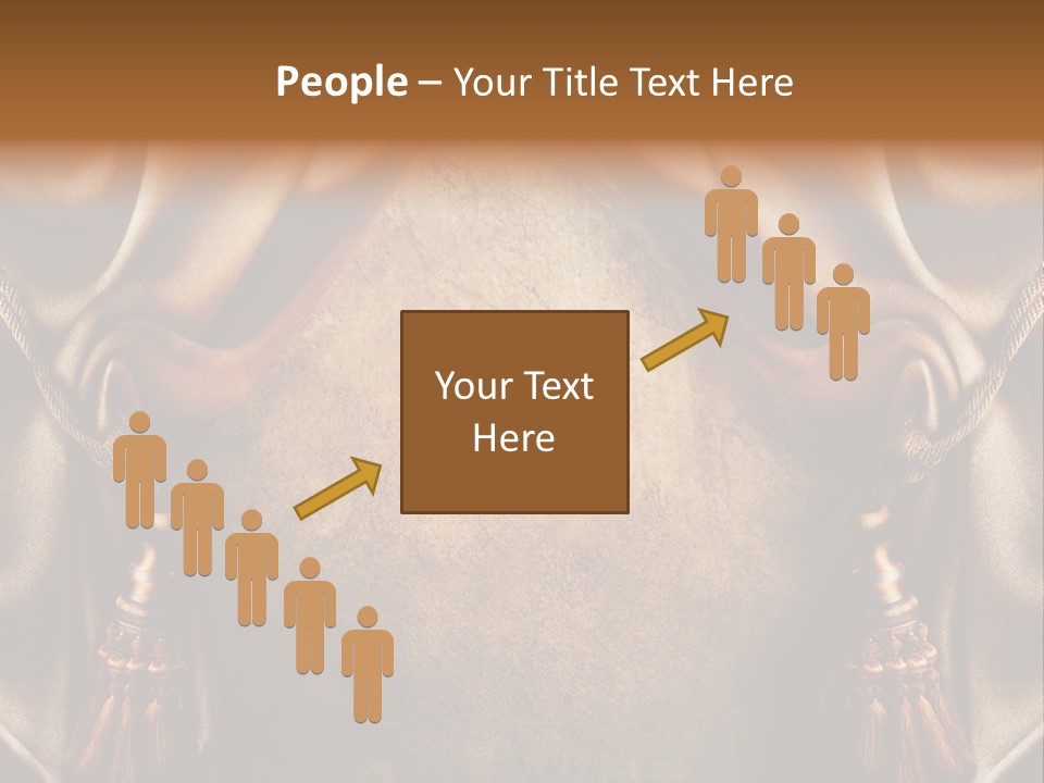 Curtains Vector PowerPoint Template