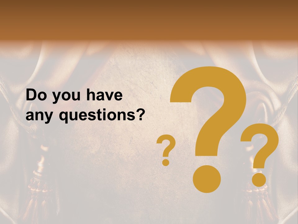 Curtains Vector PowerPoint Template