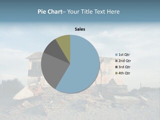 Destroyed Building PowerPoint Template