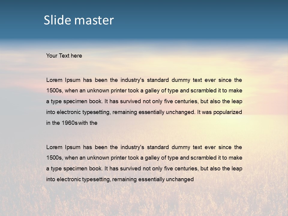 Wheat PowerPoint Template