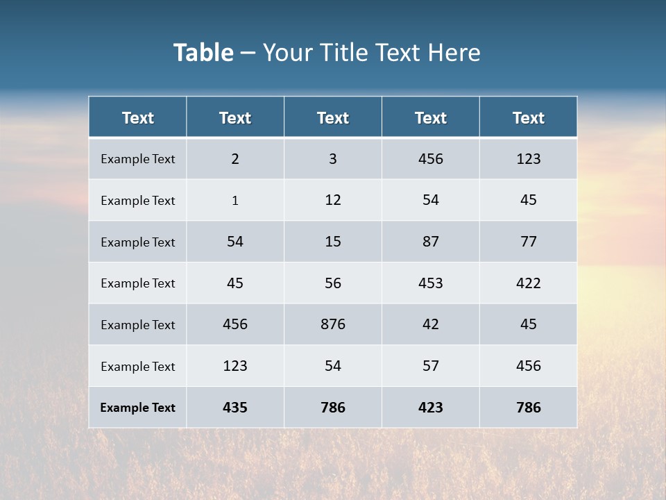 Wheat PowerPoint Template