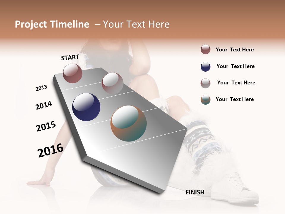 Winter Girl PowerPoint Template