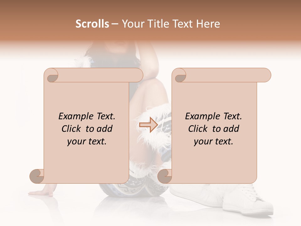 Winter Girl PowerPoint Template