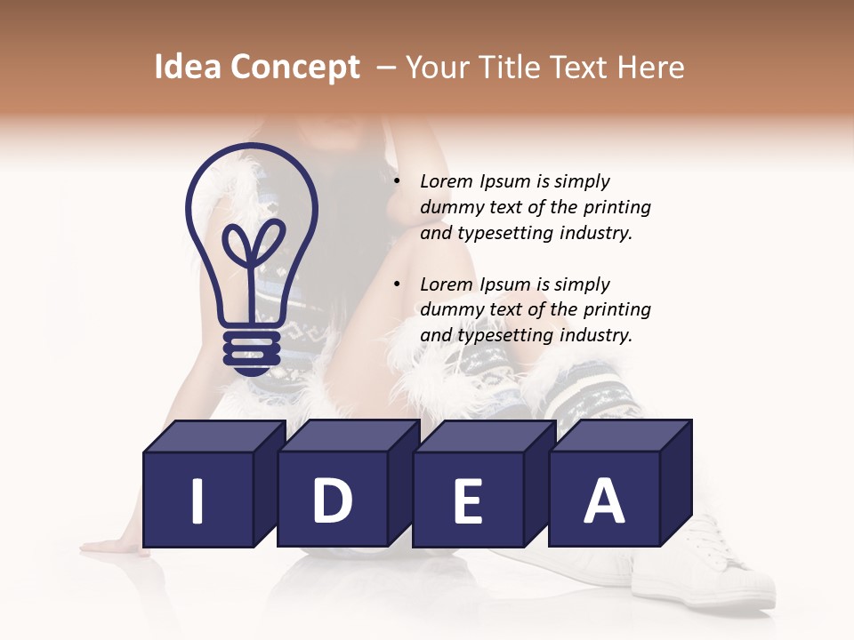 Winter Girl PowerPoint Template