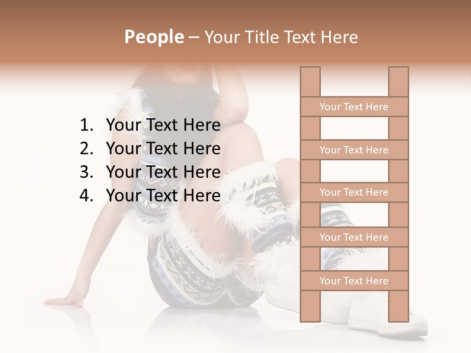 Winter Girl PowerPoint Template