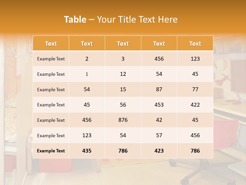 Home Interior Design PowerPoint Template
