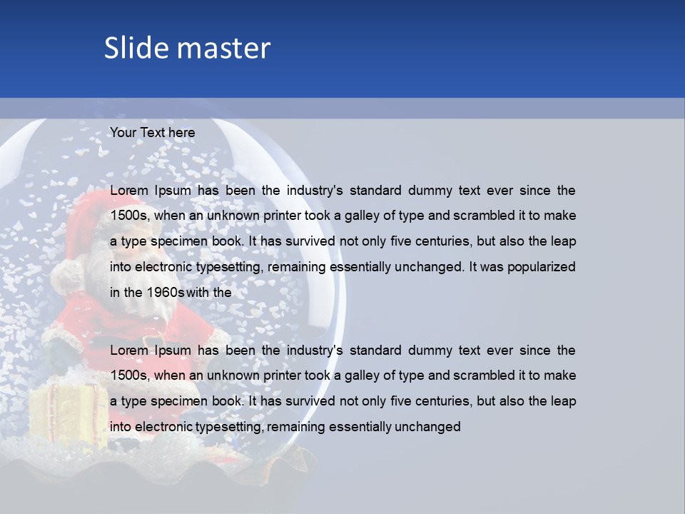 Christmas Crystal PowerPoint Template