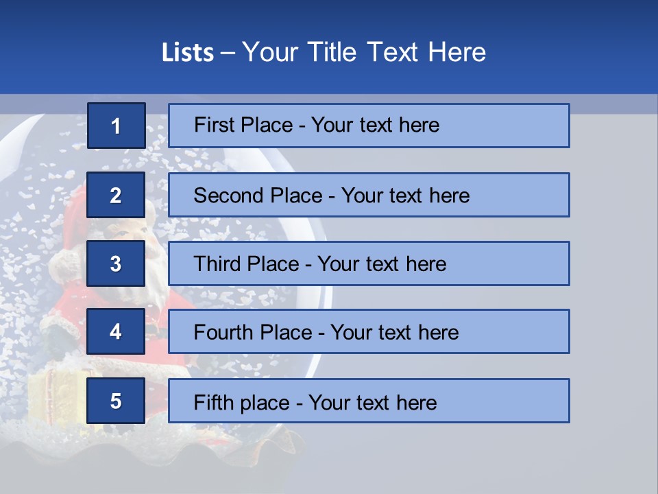 Christmas Crystal PowerPoint Template