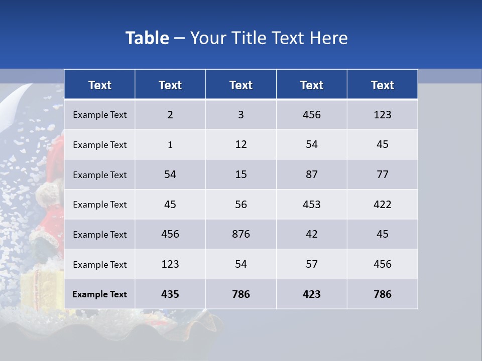 Christmas Crystal PowerPoint Template