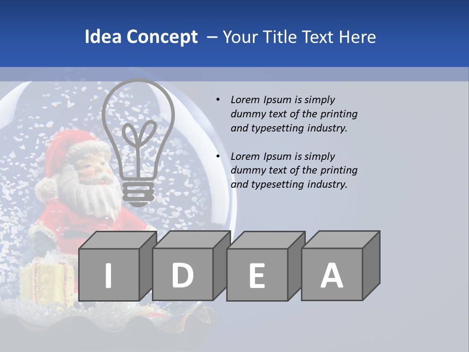 Christmas Crystal PowerPoint Template