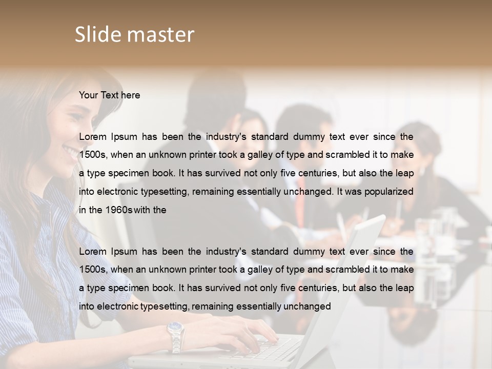 Meeting Stock PowerPoint Template