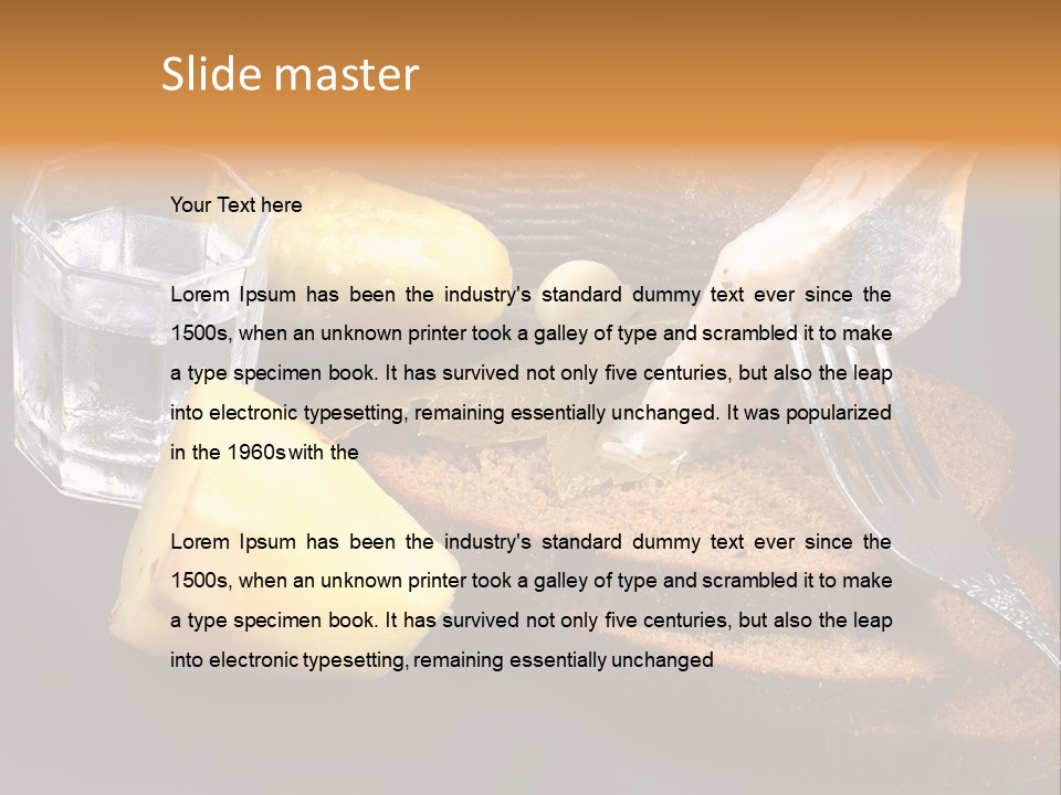 Garlic Life Traditional PowerPoint Template