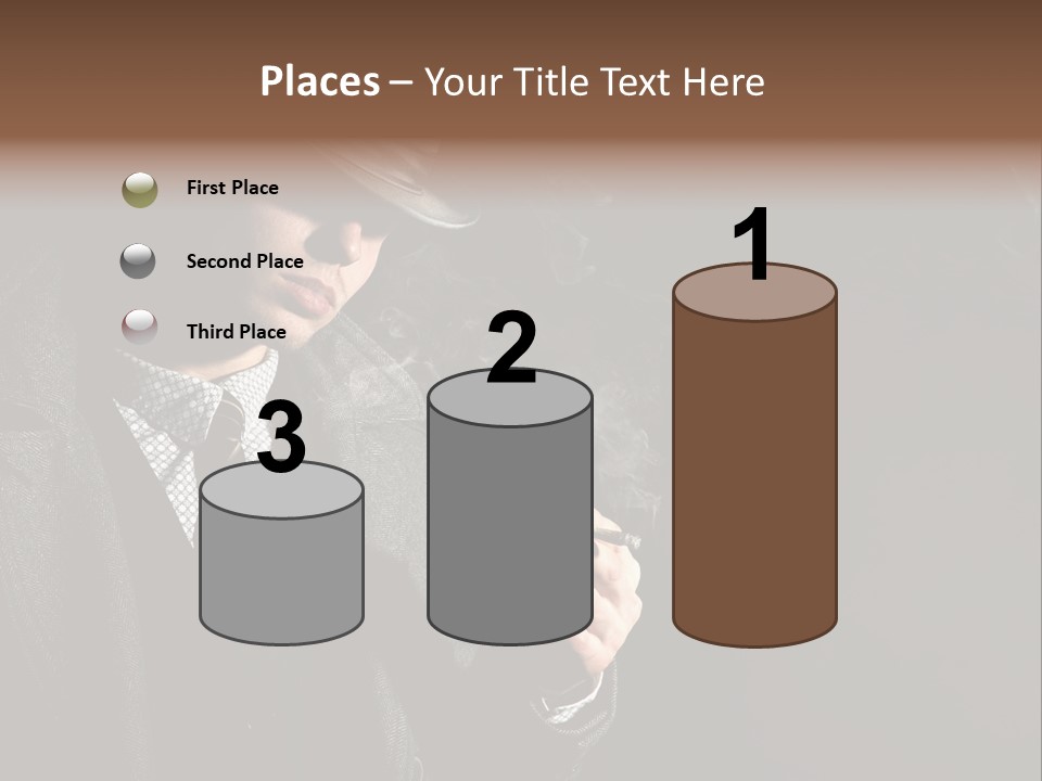 Smoke Man PowerPoint Template