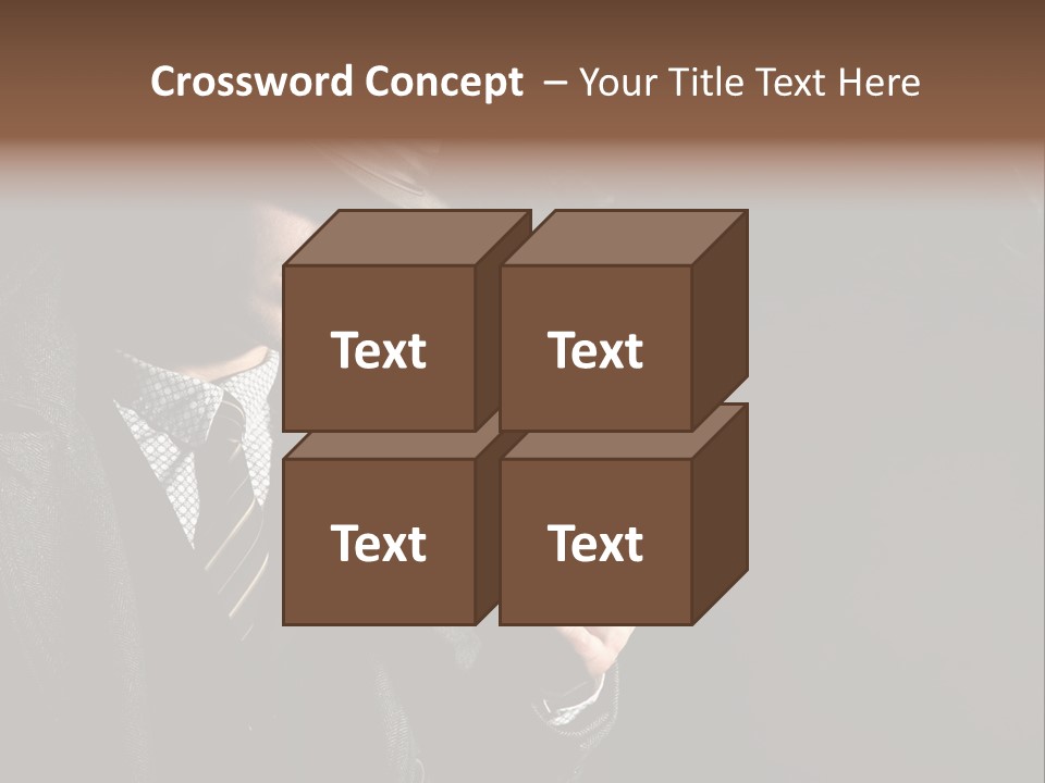 Smoke Man PowerPoint Template