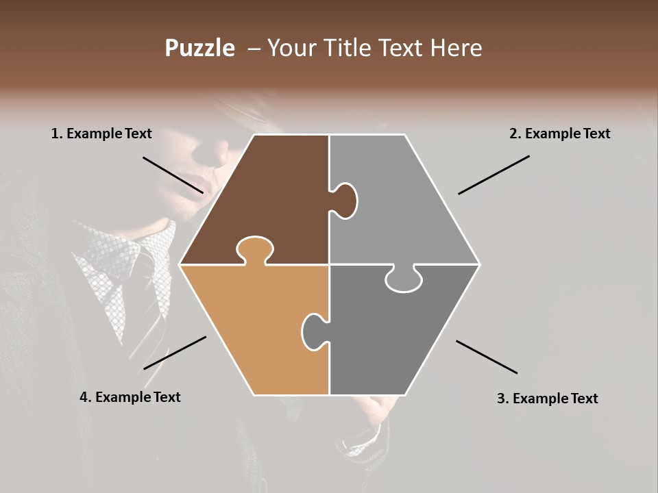 Smoke Man PowerPoint Template