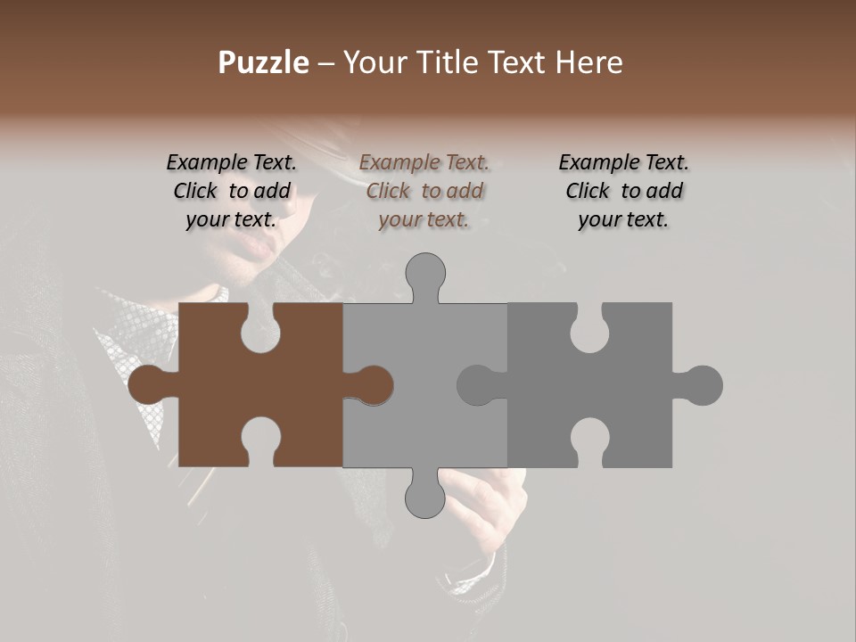 Smoke Man PowerPoint Template