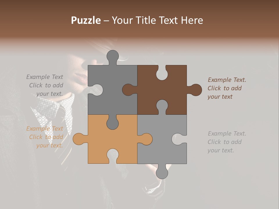 Smoke Man PowerPoint Template