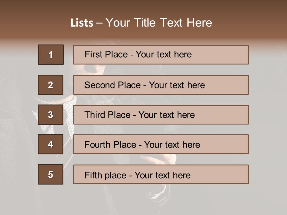 Smoke Man PowerPoint Template