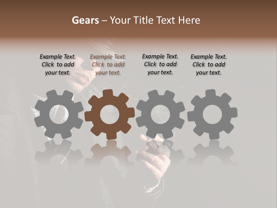 Smoke Man PowerPoint Template