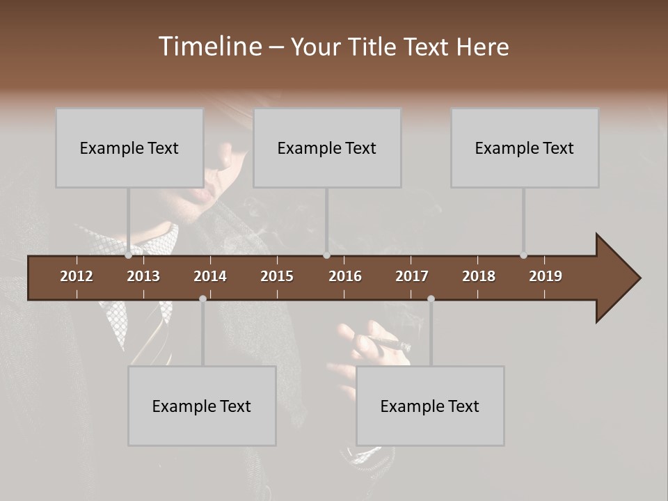Smoke Man PowerPoint Template