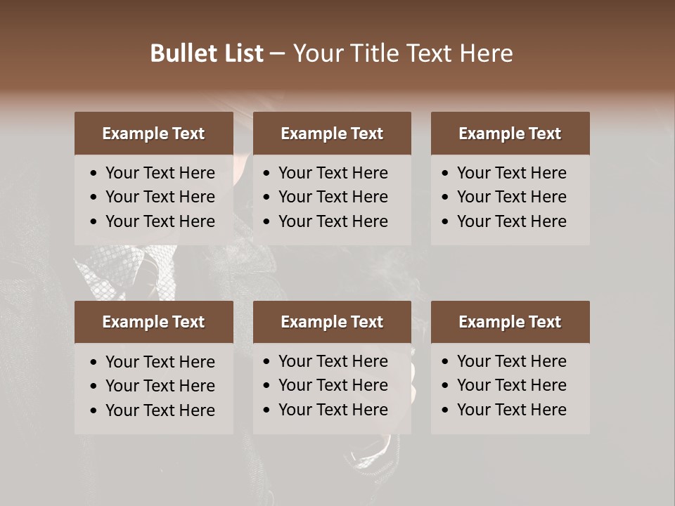 Smoke Man PowerPoint Template