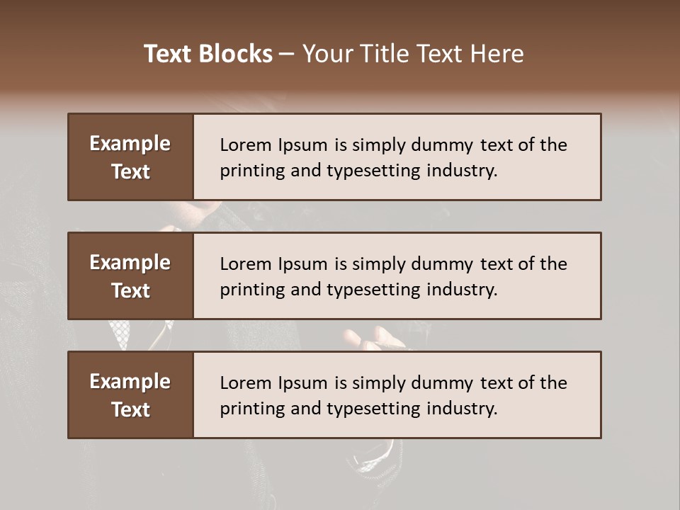 Smoke Man PowerPoint Template