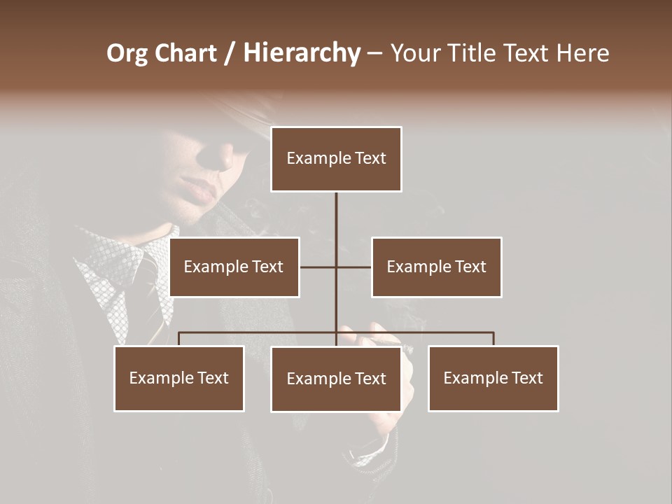 Smoke Man PowerPoint Template