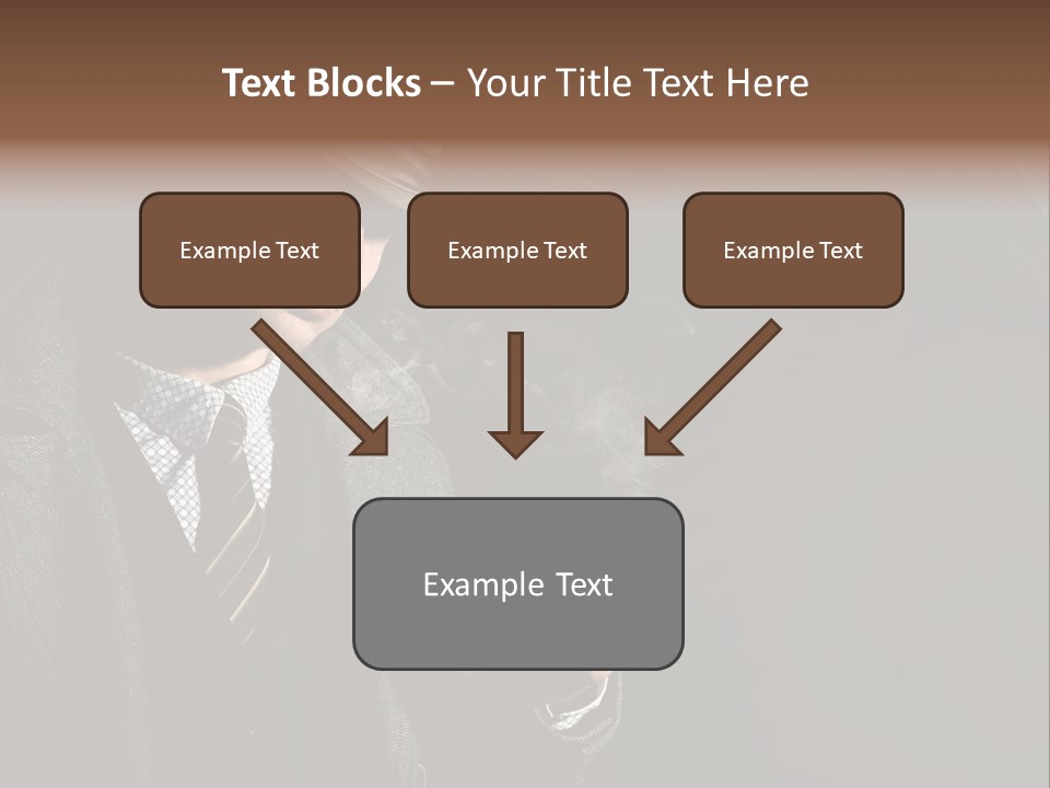 Smoke Man PowerPoint Template