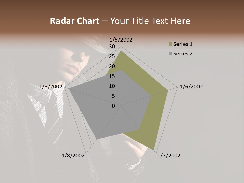 Smoke Man PowerPoint Template