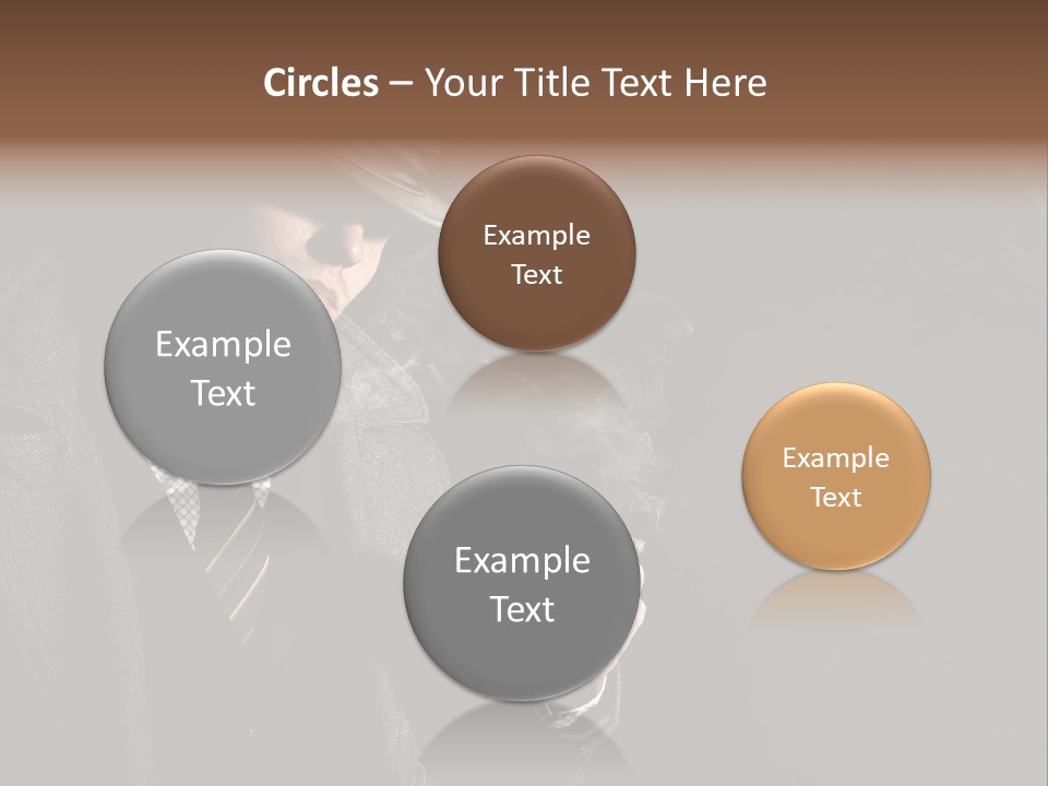 Smoke Man PowerPoint Template