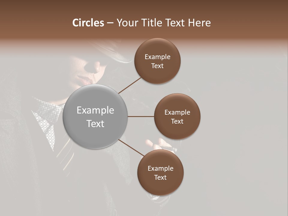 Smoke Man PowerPoint Template