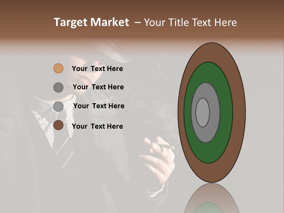 Smoke Man PowerPoint Template