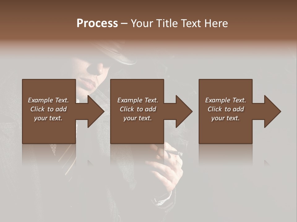 Smoke Man PowerPoint Template
