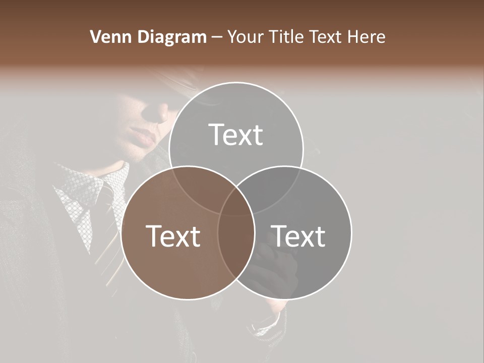 Smoke Man PowerPoint Template