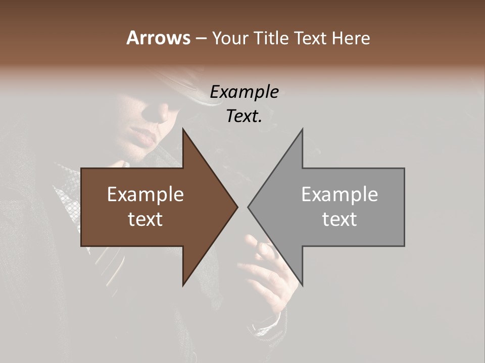 Smoke Man PowerPoint Template