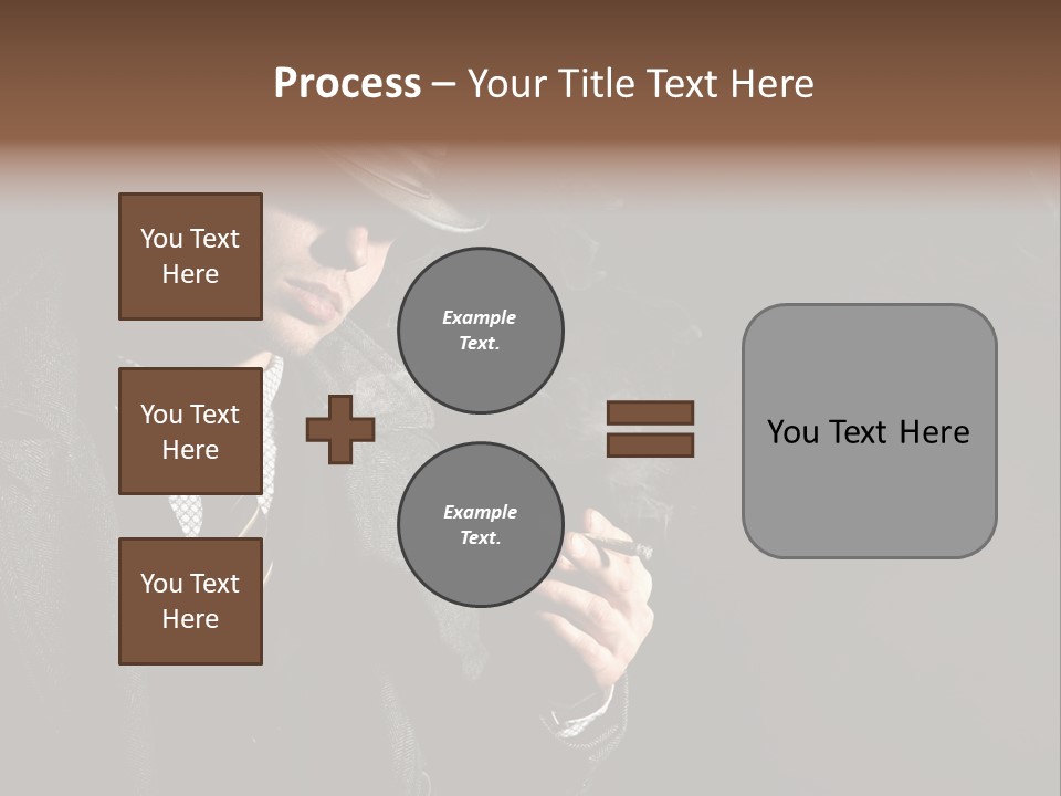 Smoke Man PowerPoint Template