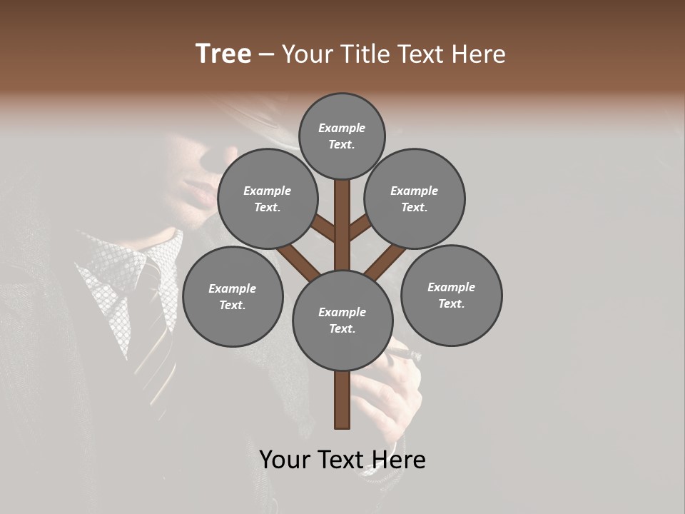 Smoke Man PowerPoint Template