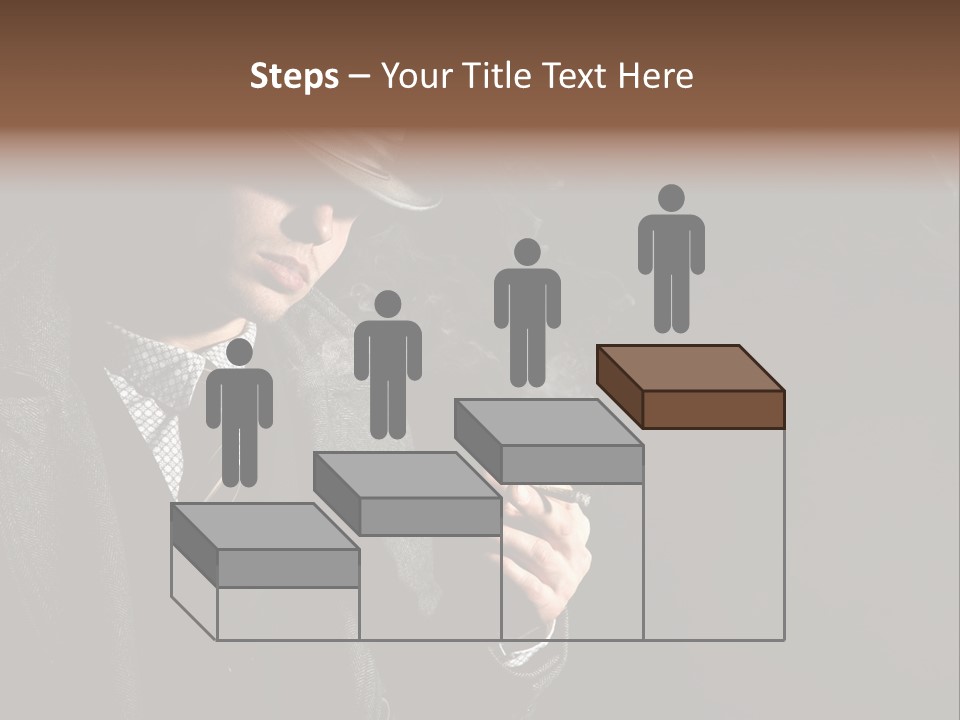 Smoke Man PowerPoint Template