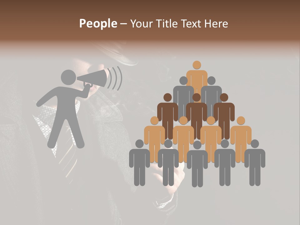 Smoke Man PowerPoint Template