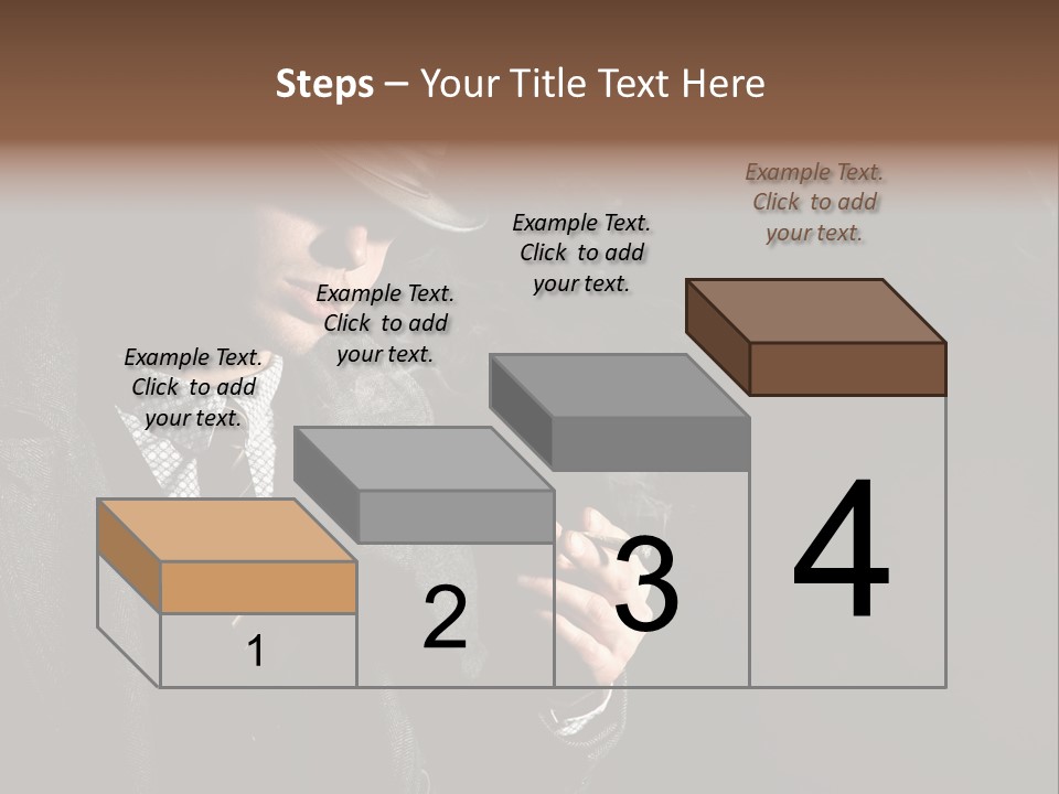 Smoke Man PowerPoint Template